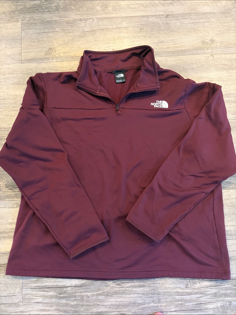 The North Face Men's Burgundy Quarter-Zip Pullover